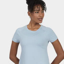 Blissclub Round Neck Raglan Sleeves Fitted Top-image-16