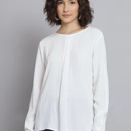 NoBarr Boat Collar Cuffed Sleeves Top-picture-11