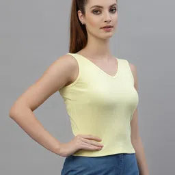 Friskers Pack of 2 White & Yellow Fitted Tops image 5