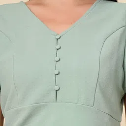 Gipsy V-Neck Flutter Sleeves Top image 2