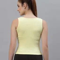 Friskers Pack of 2 White & Yellow Fitted Tops image 5