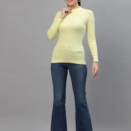 Friskers Pack of 2 White & Yellow Fitted Tops image 3