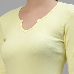 Friskers Pack of 2 White & Yellow Fitted Tops image 2