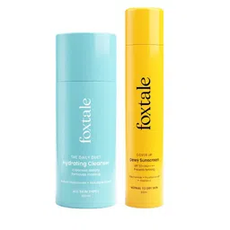 FoxTale Set Of The Daily Duet Cleanser - 100ml & CoverUp Dewy Sunscreen SPF 50+PA++++150ml-picture-21