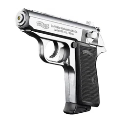 ywq Heavy Metal Gun Lighter|Pistol Shaped with Barrel Pull Back|System and Holster Pocket Lighter image 1
