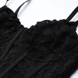 bebe Lace Bodycon Mini Dress image 2