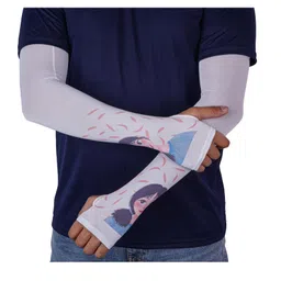 mikoniko Arm Sleeves Men & Women Sunlight Protection Protection from Dust, Pollution, Sunburn, UV Protection - Suitable for, Sports - Hand Summer Gloves 1 Pairs image 1