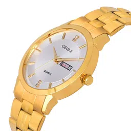 GEMINI Men Dial & Stainless Steel Bracelet Style Straps Round Analogue Watch BSN 3505YM01 image 2