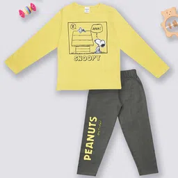 Moms Love Girls Printed Cotton Clothing Set-image-21