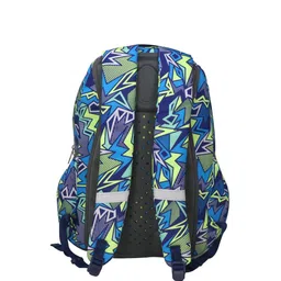 Smily Kiddos Unisex Kids Blue & Green Graphic Printed Backpack image 4