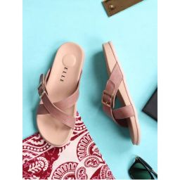 ELLE Pink Women Buckle Flats-picture-42