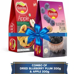 Eatriite Dried Blueberry Plum & Dried Sweetened Apple Combo 400g (200g x 2)-image-26