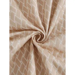 FABINALIV Beige Geometric Waterproof Quilted Mattress Protector with Elastic Edges (King) image 4