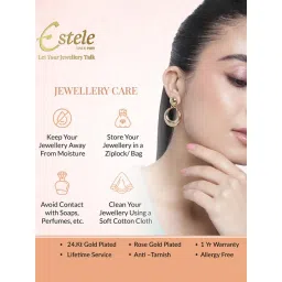 Estele Gehena Lightweight Black Beads Solitaire Pendant Mangalsutra image 5