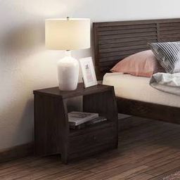 urban ladder Siesta Solid Wood Bedside Table in Mahogany Finish-picture-23