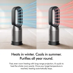 dyson Hot and Cool HP11 Air Purifier with Remote Control (Black & Nickel) image 4