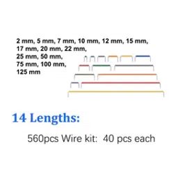 560PCS Breadboard Jumper Wire Kit for DIY Electronics & Prototyping image 4