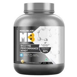 MuscleBlaze Biozyme Performance Whey Protein Powder, 4.4 lb French Vanilla Crème-picture-31
