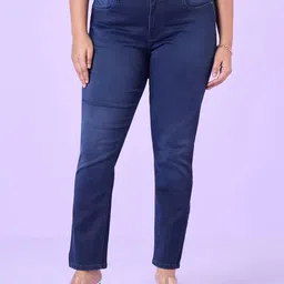 Big Hello - The Plus Life Women Straight Fit  Light Fade Jeans-picture-13