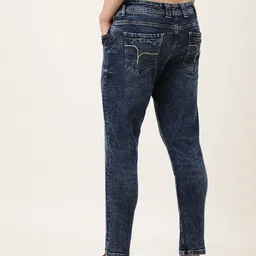 Flying Machine Men Blue MJ Mankle Light Fade Stretchable Jeans image 3