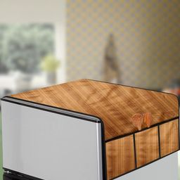 The Furnishing Tree Cream Plastic Refrigerator Cover-picture-23
