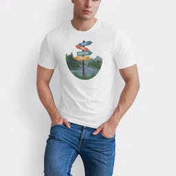 Seekbuylove Men Printed Bio Finish T-shirt image 2