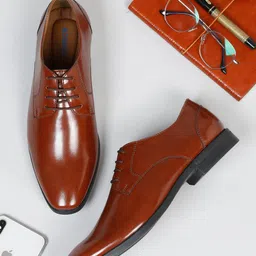 Kosher Men Formal Lace Ups Derbys Shoes-picture-39