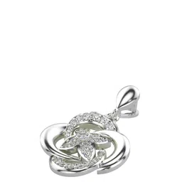 VALANOVA Women White Gold 1.77gm Lab Grown Pendant Diamond 18 Kt image 3