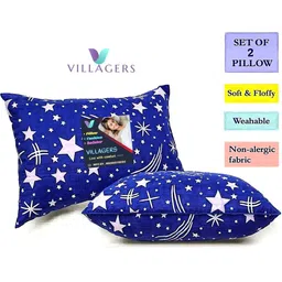 VILLAGERS Blue Set of 2 Cotton Pillow-picture-21