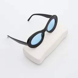 PELLE LUXUR Unisex Oval Sunglasses with UV Protected Lens PL25GS357-picture-32