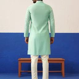 TheEthnic.Co Men Georgette Kurta image 3