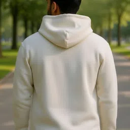 SHAUN Men Printed Hooded Sweatshirt image 3