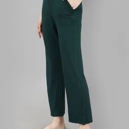 Soie  Mid-Rise Flared Ankle -Length Soft Lounge Pants image 3
