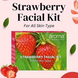 Aroma Treasures 5 Step Strawberry Facial Kit- 25 g image 4
