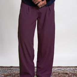 JAIPUR GLOBAL Men Relaxed Pleated Trousers-image-71