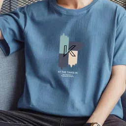 StyleCast x Revolte Men Graphic Printed Round Neck Regular Fit T-shirt image 5