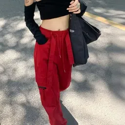 KPOP Women Easy Wash Trousers image 2