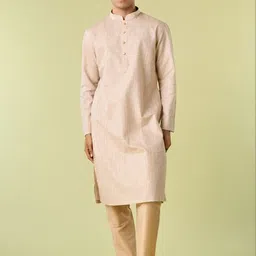 Diwas by Manyavar Men Self Design Men Kurta image 5