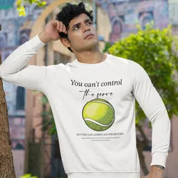 HERE&NOW Men Printed Sweatshirt image 5