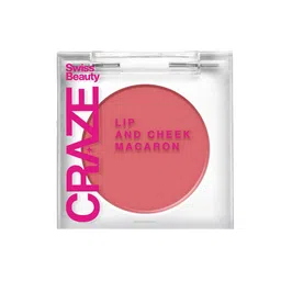 SWISS BEAUTY Craze Lip & Cheek Macaron With Vitamin E & Olive Oil - Apple Pie image 1