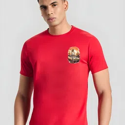 SZN Men Graphic Printed Pockets Regular Fit T-shirt-picture-21