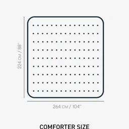 MYTRIDENT Indulgence Daphne White Motifs Printed 200 GSM Mild Winter Double Bed Comforter image 3