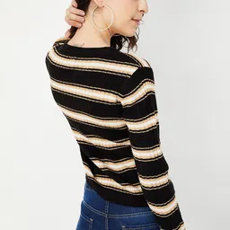 max Women Striped Pullover image 4