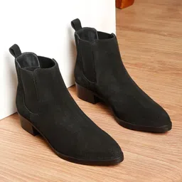 Teakwood Leathers Women Round-Toe Casual Chelsea Boots-picture-41