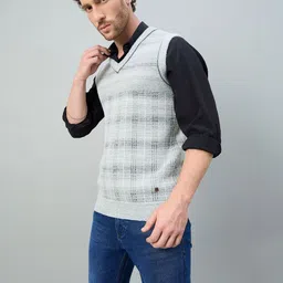 Duke Men Checked Sweater Vest image 2