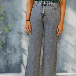 Kotty Women Regular Fit High-Rise Light Fade Stretchable Jeans-picture-29