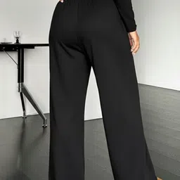 dockstreet Women Mid-Rise Regular Trousers image 3