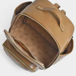 MiArcus 100% Vegan Leather Maternity Diaper Bag With Diaper Changing Sheet image 4