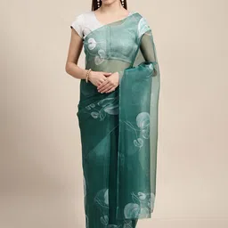 KIMISHA Floral Organza Saree-image-65