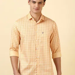 Allen Solly Slim Fit Ethnic Motifs Printed Pure Cotton Casual Shirt-picture-20